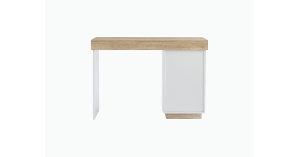 Lifely Cuppa Desk Natural Oak White 110x50x76 cm Desks Tables Urban Sales